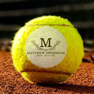 Personalized Golf Ball Pattern Name Monogram Age