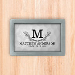 Personalized Golf Ball Pattern Name Monogram Age Belt Buckle<br><div class="desc">Personalized golf ball pattern name monogram age could be a great design for you as well as it can be a great gift for your golfer friend or family members or other people.</div>