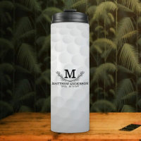 Personalized Golf Ball Pattern Name Monogram Age