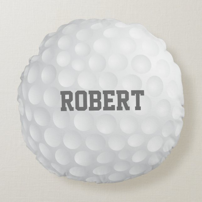 Personalized Golf Ball Pillow (Front)