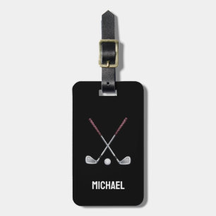 Personalized Golf Ball sticks Player Luggage Tag