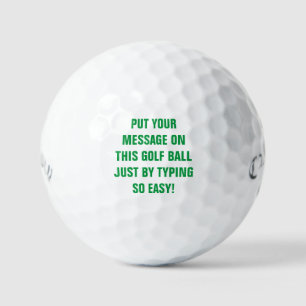 Personalized Golf Balls
