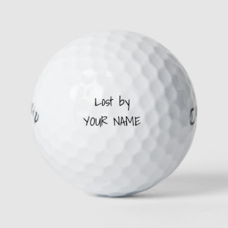 Personalized Golf Balls