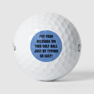 Personalized Golf Balls