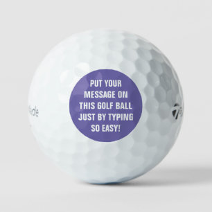 Personalized Golf Balls