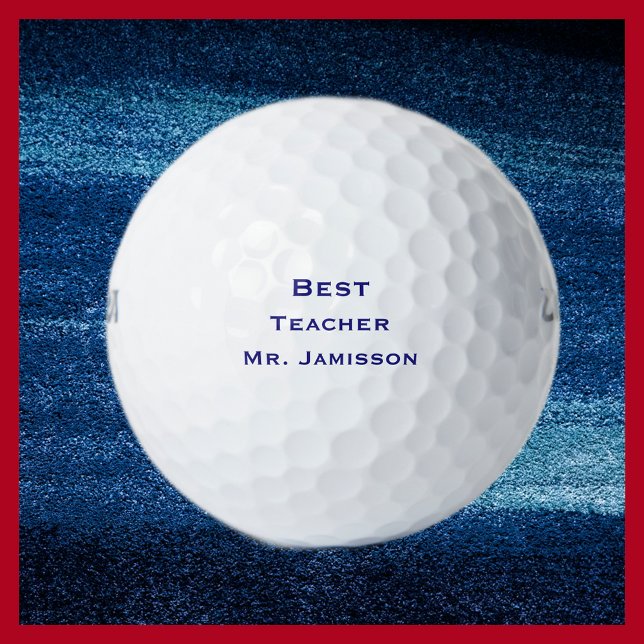 Personalized Golf Balls, Best Teacher Balls (Creator Uploaded)