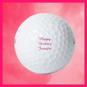 Personalized Golf Balls, Birthday for Her Balls