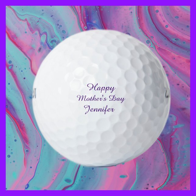 Personalized Golf Balls, Mother's Day, Purple Balls (Creator Uploaded)