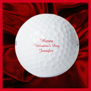 Personalized Golf Balls, Valentine's Day Balls