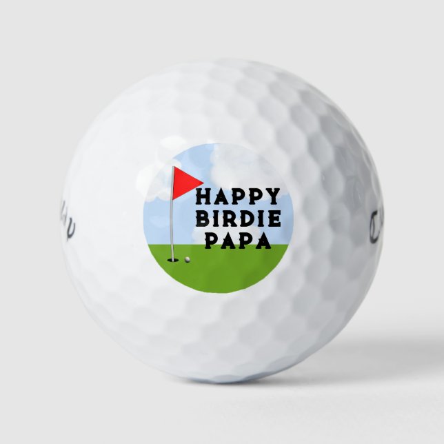 Personalized Golf Birthday Balls (Front)