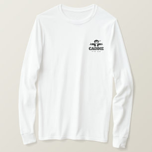 Personalized golf caddie shirt with custom name