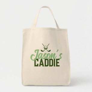 Personalized Golf Caddie Tote   Your Name Here