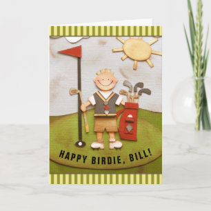 personalized golf card