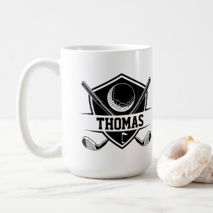 Personalized Golf Cart Coffee Mug