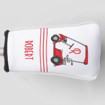Personalized Golf Cart Monogram Name Head Cover