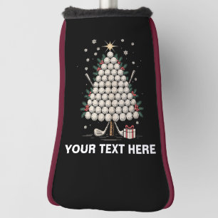 Personalized Golf Christmas Tree Equipment Family Head Cover
