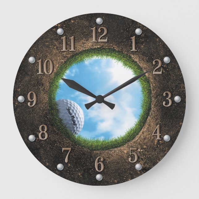 Personalized Golf Clock (Front)