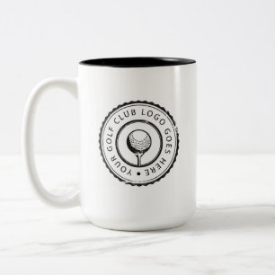 Personalized Golf Club Logo Custom Two-Tone Coffee Mug