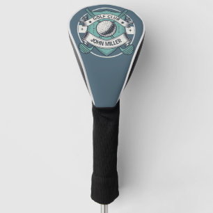 Personalized golf club name design head cover