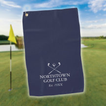 Personalized Golf Club Name Navy Blue