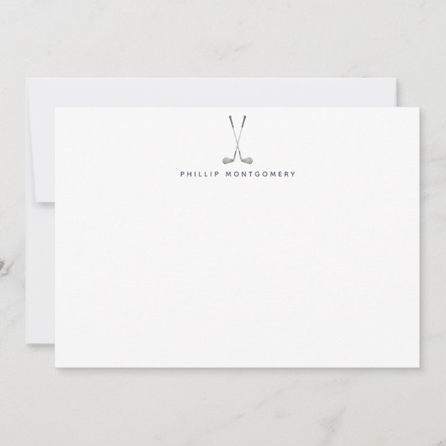  Personalized Golf Clubs Card (Front)