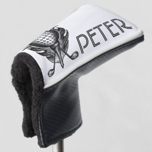 Personalized Golf Course Ball Tee Club Custom Gift Head Cover