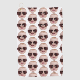 Personalized Golf Gift Lover Gift for Dad With Kid Towel