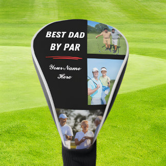 Personalized Golf Gifts For Dad Photo and Name Head Cover