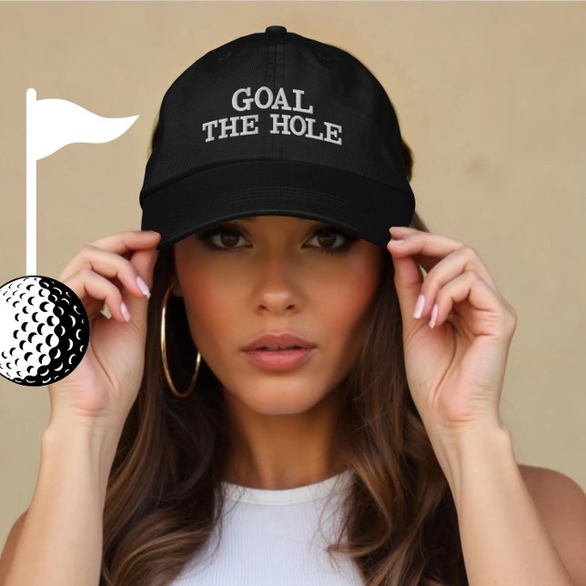 Personalized Golf Goal Hole Gift for Players Embroidered Hat (Creator Uploaded)