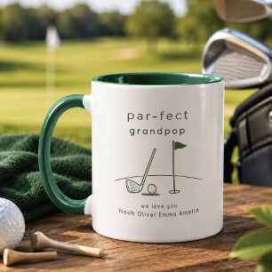 Personalized Golf Grandpop Mug Custom Gift
