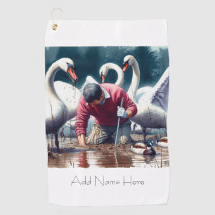 Personalized Golf Hazards Golf Towel