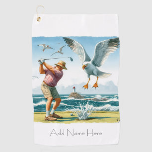 Personalized Golf Hazards Golf Towel