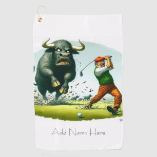 Personalized Golf Hazards Golf Towel