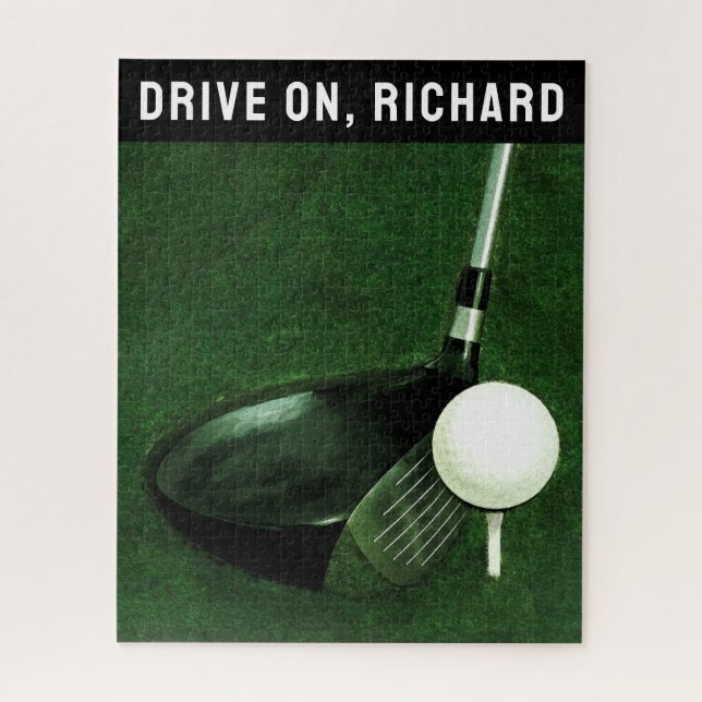 Personalized Golf Jigsaw Puzzle (Vertical)