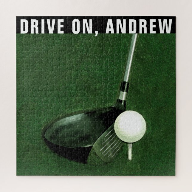 Personalized Golf Jigsaw Puzzle (Vertical)