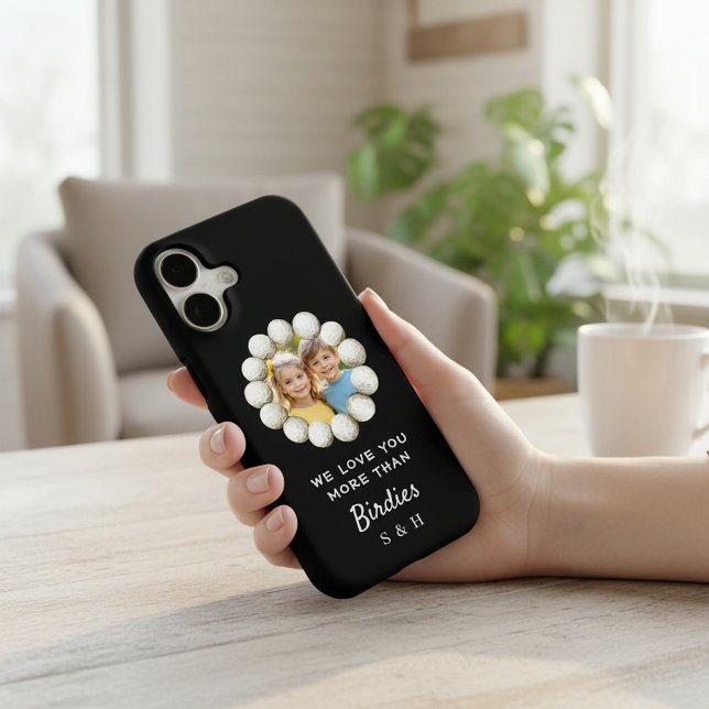 Personalized Golf Lover Black Case (Créateur téléchargé)