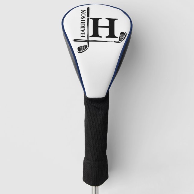 Personalized Golf Lover Gift Head Cover (Front)