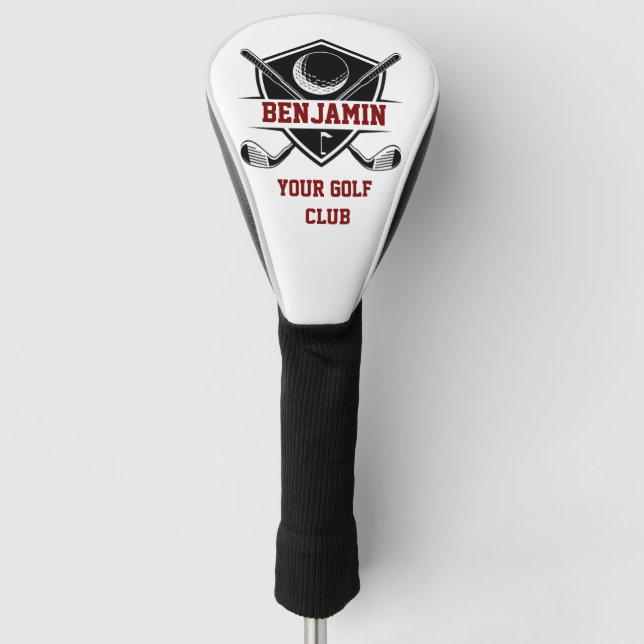 Personalized Golf Lover  Head Cover (Front)