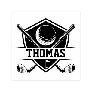 Personalized Golf Lover Self-inking Stamp