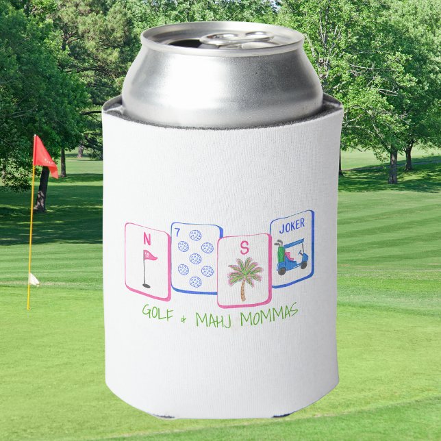 Personalized Golf & Mahj Mommas / Golf & Mahjong Can Cooler (Creator Uploaded)