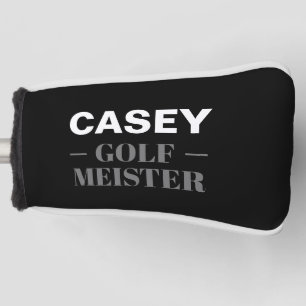 Personalized Golf Meister Funny Head Cover