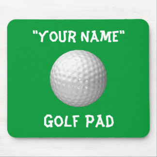 Personalized Golf Mouse Pad