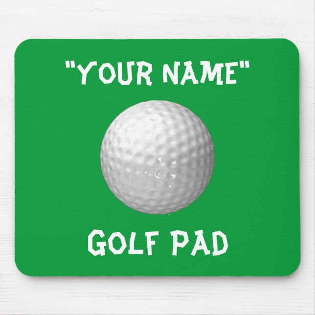 Personalized Golf Mouse Pad (Front)