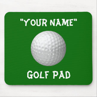 Personalized Golf Mouse Pad
