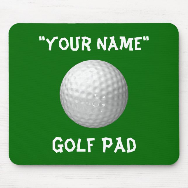 Personalized Golf Mouse Pad (Front)