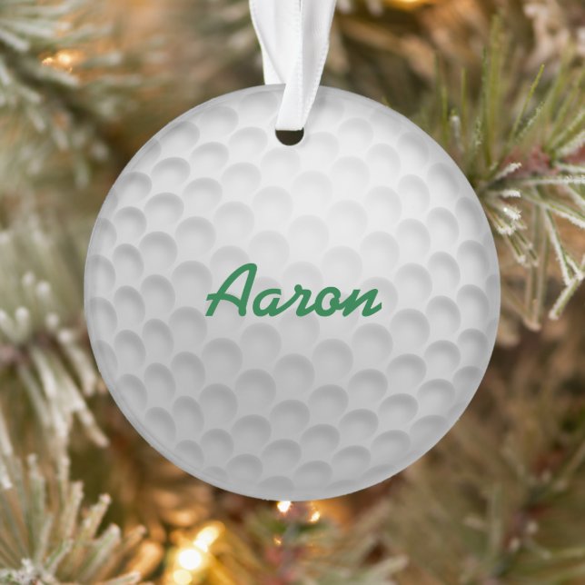 Personalized Golf Ornament Gift (Tree)