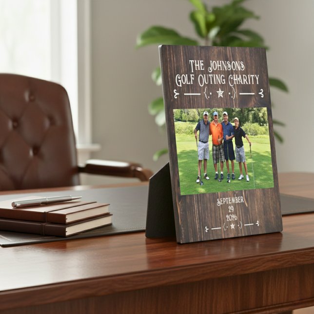 Personalized Golf Plaque - 8x10 Keepsake (Personalized Golf Plaque - 8x10 Keepsake)