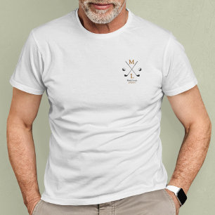 Personalized Golf Player Logo T-Shirt