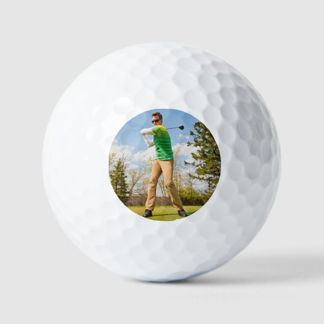 Personalized Golf Player Photo Balls (Front)