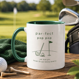 Personalized Golf Pop Pop Mug Custom Gift